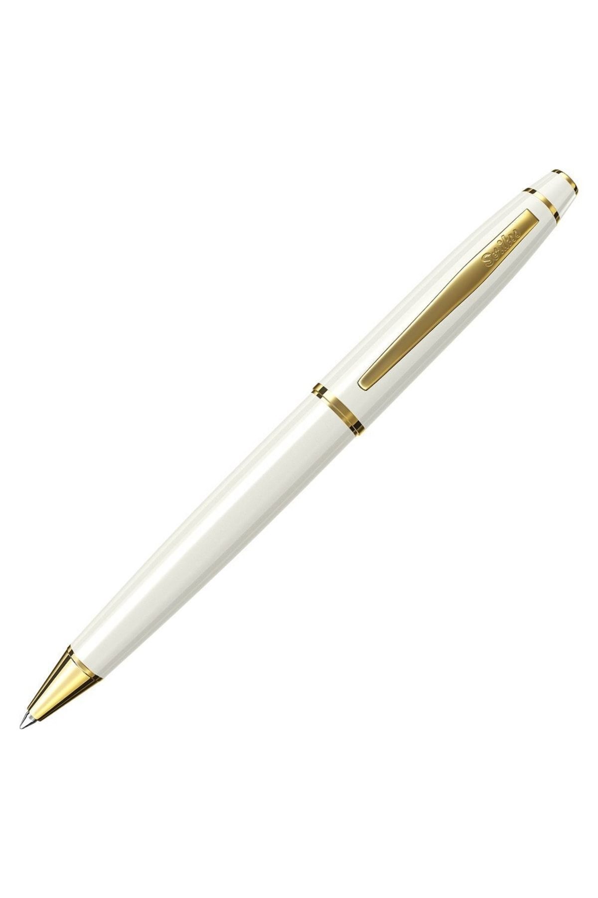 Scrikss Tükenmez Kalem Kutulu Beyaz Altın 35