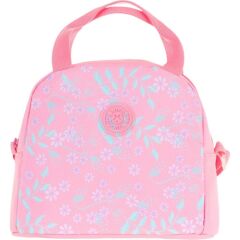 Kaukko Soft Floral Beslenme Çantası (pınk Flowers)