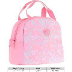 Kaukko Soft Floral Beslenme Çantası (pınk Flowers)