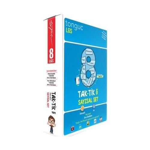 Tonguç 8. Sınıf Tak Tikli  Sayısal Set