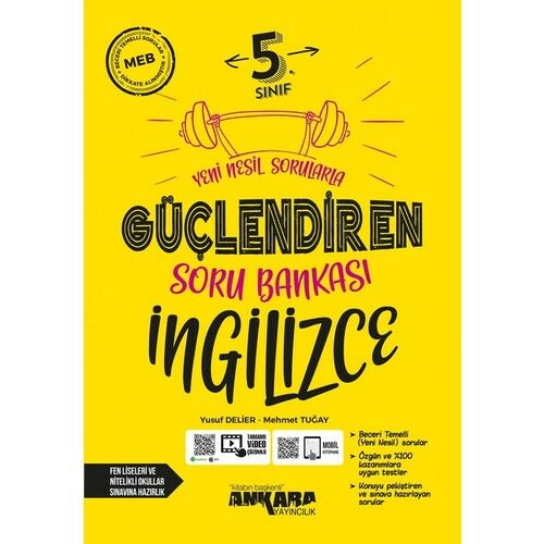 Ankara Güçlendiren 5.Sınıf İngilizce Soru Bank.