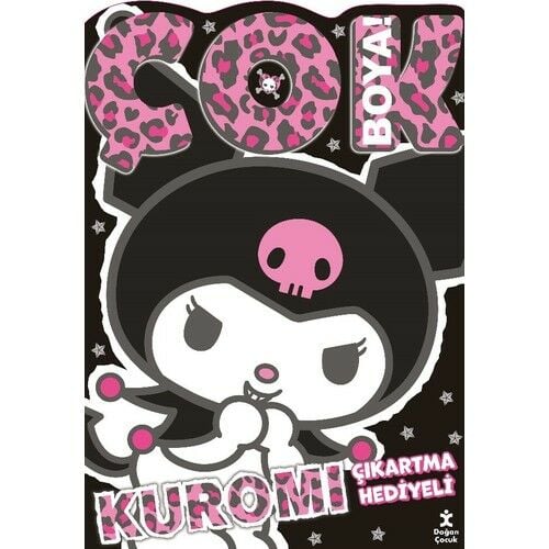 Doğançocuk 131 - Kuromi Çok Boya  Çıkartmalı Dev Boyama Ki
