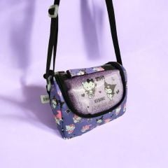 Orjinal Lisanslı Hello Kitty Friends Kuromi Termal Beslenme Çantası Mor 3261