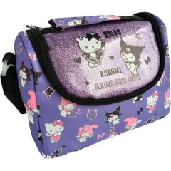 Orjinal Lisanslı Hello Kitty Friends Kuromi Termal Beslenme Çantası Mor 3261
