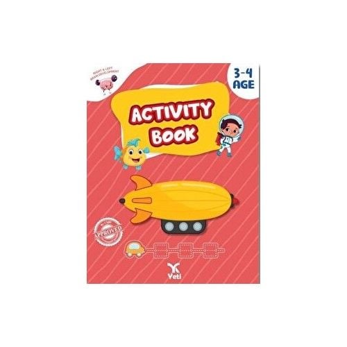 Yeti Kitap 3-4 Age Activity Book