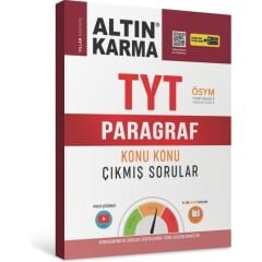 Altın Karma Tyt Paragraf Çıkmış Sorular