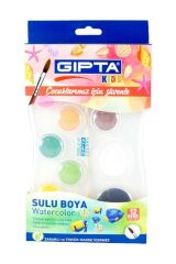 Gıpta Karton Kutu Suluboya 12 Renk