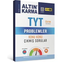 Altın Karma Yayınları TYT Problemler Konu Konu Çıkmış Sorular