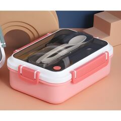 Vagonlife Lunch Box Sefer Tası Yemek Kabı Vagonlife Pembe Vgn528