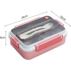Vagonlife Lunch Box Sefer Tası Yemek Kabı Vagonlife Pembe Vgn528