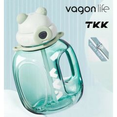Vagonlife Tritan Su Matarası 1200 Ml Yeşil