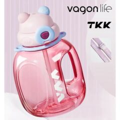 Vagonlife Tritan Su Matarası 1200 Ml Pembe