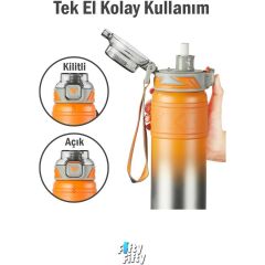 TKK VAGONLİFE ÇELİK TERMOS 500 ML ORANGE