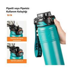 Tkk Çelik Termos Matara 500ML Turkuaz