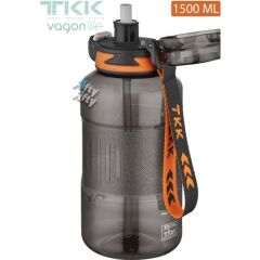 Vagon Life Tkk Su Matarası 1500 ml Siyah