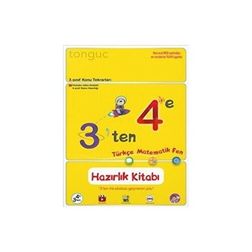 Tonguç 3 Ten 4 E Hazırlık Kitabı