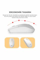 Lecoo Kw202 Kablosuz Klavye & Mouse Set Beyaz