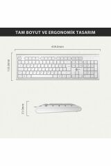 Lecoo Kb101 Beyaz Kablolu Q Klavye