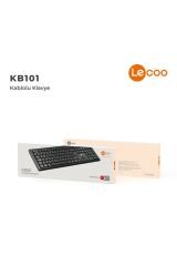Lecoo Kb101 Siyah Kablolu Klavye