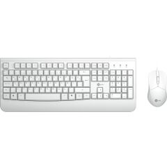 Lecoo Cm105 Beyaz Kablolu Mouse & Klavye Set