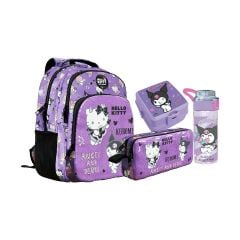Hello Kitty Çanta+ Kalemlilk+ Beslenme Kutusu+ Matara Set5