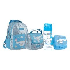 Cinnamoroll Çanta+ Beslenme+ Matara+ Beslenme Kutusu Set