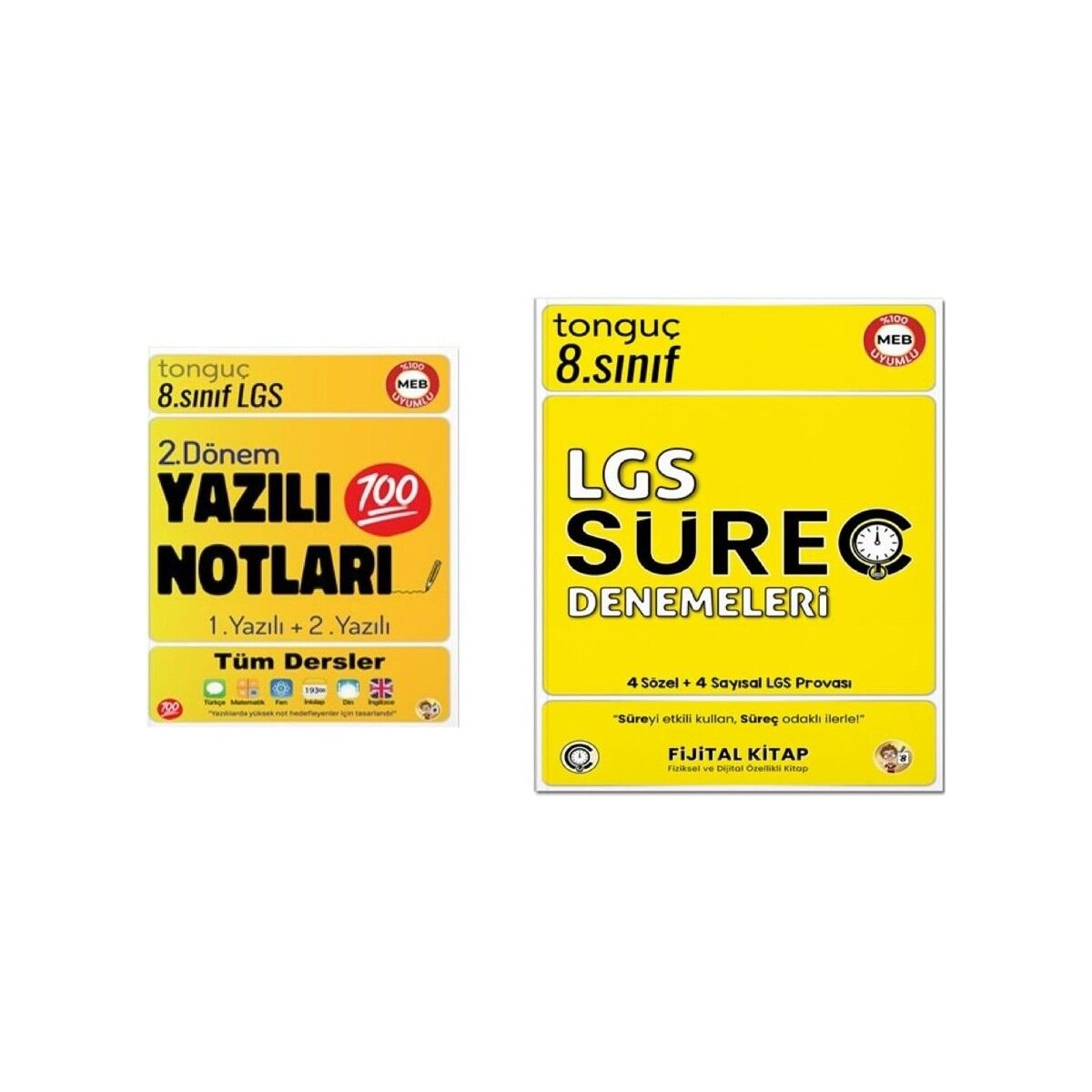 8. Sınıf Yazılı Notları 2. Dönem 1 ve 2. Yazılı - 8. Sınıf LGS Süreç Denemeleri