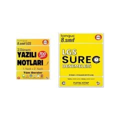 8. Sınıf Yazılı Notları 2. Dönem 1 ve 2. Yazılı - 8. Sınıf LGS Süreç Denemeleri