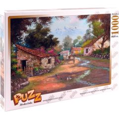 Puzz 1000 Parça Yapboz Atlı Araba