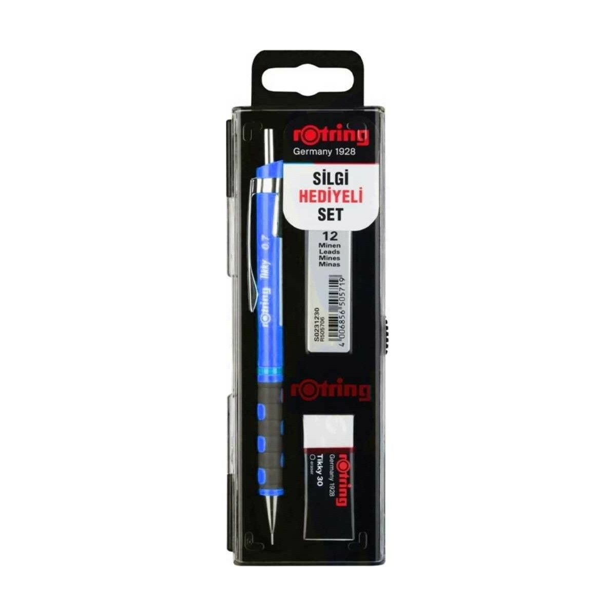Rotring Tikky Rd 0.7+min Silgi Hediyeli Menekşe Mavi
