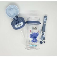 Taros Taros Quokka 450ml Mavi Pipetli Askılı Matara