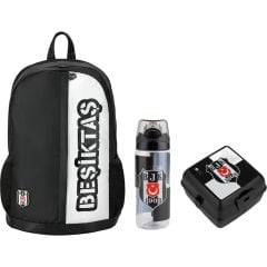 Taraftar Beşiktaş Çanta+ Suluk+ Beslenme Kabı Set1