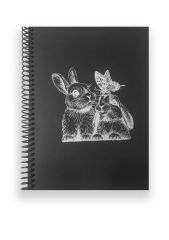 Liz 17x24 Spiralli Siyah Defter 120 R 40 Yp Syhp17