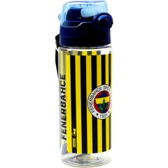 Fenerbahçe Çubuk Desenli Plastik Matara 500 ml Lacivert 24791