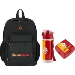 Taraftar Galatasaray Çanta+ Suluk+ Beslenme Kabı Set4