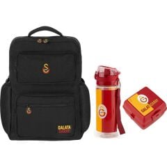 Taraftar Galatasaray Çanta+ Suluk+ Beslenme Kabı Set5