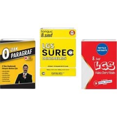 8. Sınıf Lgs Süreç Denemeleri+8. Sınıf Lgs Vide Ders Kitabı+ Rüştü Hoca 0'dan Paragraf