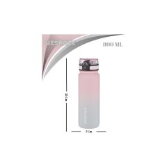 Uzspace Matara Tritan 800 Ml 3053-6 Pink Grey