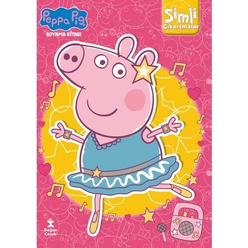 Peppa    Pıg   Simli   Çıkartmalı Boyama Kitabı
