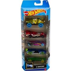 Hot Wheels 5'li Araba Seti 01806 HLY64 X-Raycers
