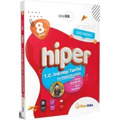 Hiper Zeka Yayınları 8. Sınıf Hiper T.C. İnkılap Tarihi ve Atatürkçülük Konu Anlatımlı ve Soru Bankası