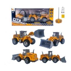 Duman Oyuncak DMNSH091-368B Kumandalı Şarjlı Işıklı Dozer / İş Makinesi -Duman