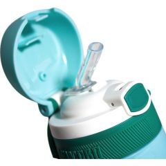 Shamobo 350 Ml Pipetli Çelik Matara Turkuaz