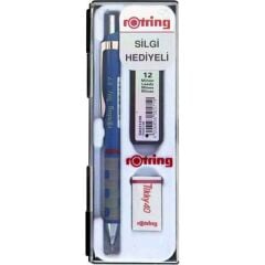 Rotring Okul Seti Versatil+Min Silgi Hediyeli 0.7 MM Mavi