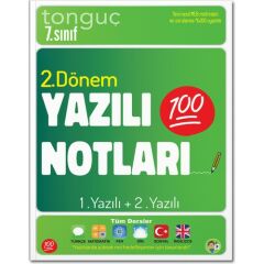 Tonguç 7. Sınıf Yazılı Notları 2. Dönem 1.+2. Yazı