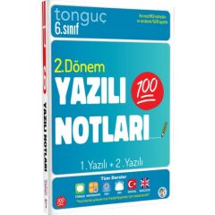 Tonguç 6. Sınıf Yazılı Notları 2. Dönem 1.+2. Yazı