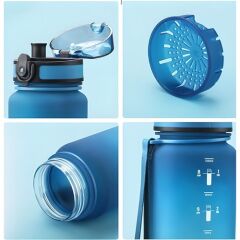 Uzspace 1000 Ml Trıtan Matara Pınk Cyan