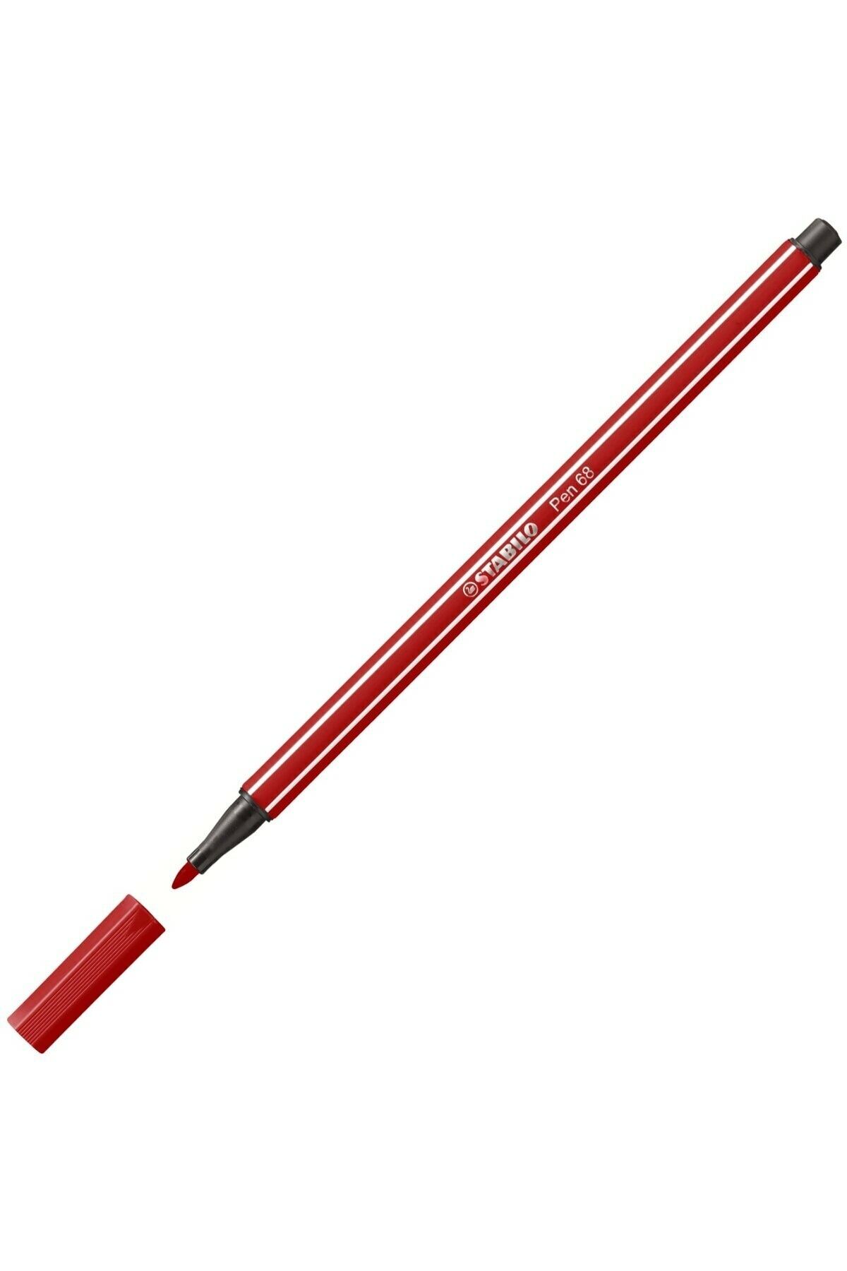Stabilo Pen 68 - Koyu Kırmızı 68-50
