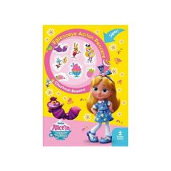 Disney Alice’in Harikalar Pastanesi Eğlenceye Açılan Pencere Çıkartmalı Boyama Kitabı