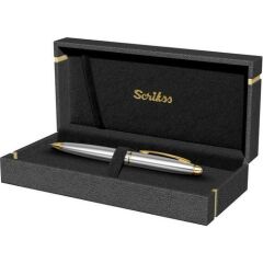 Scrikss 88 Tükenmez Gold Krom Lüks Kutuda